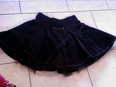 jupe/jupon en tulle noir