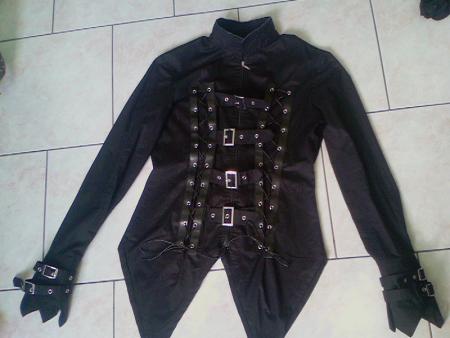Chemise noir à boucles