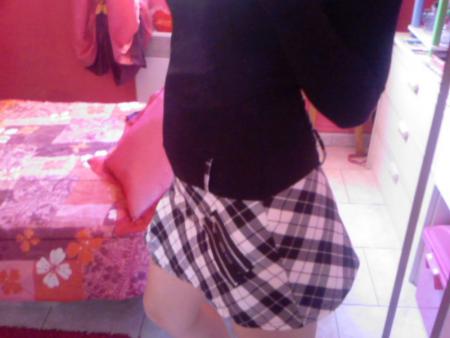 Autre photo robe noir et tartan