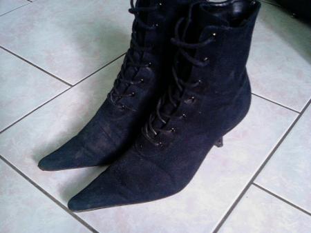 Chaussures à talons en daim